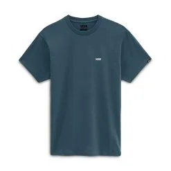T-Shirt Vans Left Chest Logo Petrolio