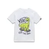T-Shirt Vans Bambino Dinosk8 Bianco 1 T-Shirt Vans Bambino Dinosk8 Bianco -Vendite Snowboarding VansKidsDinosk8TeeWhiteLiquido