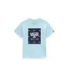 T-Shirt Vans Bambino Print Box Celeste