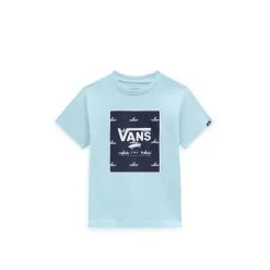 T-Shirt Vans Bambino Print Box Celeste