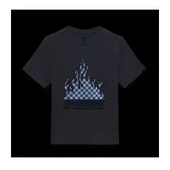 T-Shirt Vans Bambino Reflective Flame Bianco -Vendite Snowboarding VansReflectiveCheckFlameWhite 3