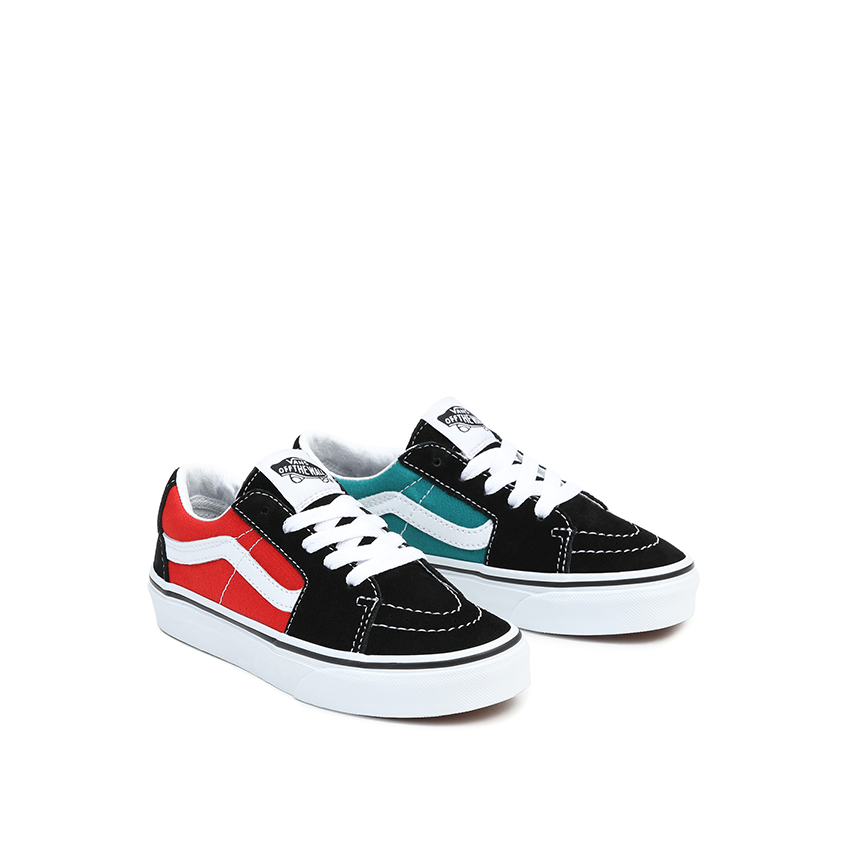 Sneakers Vans Sk8-Low Jr Colour Block Nero 4 Sneakers Vans Sk8-Low Jr Colour Block Nero - immagine 2