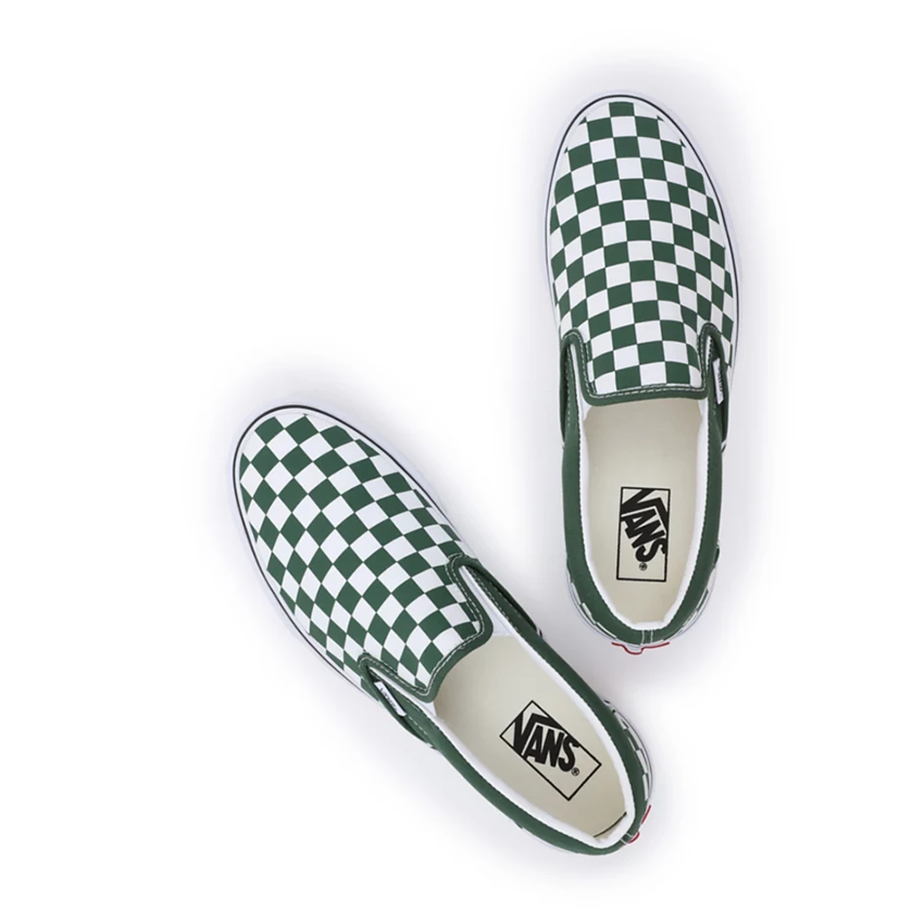 Sneakers Vans Skate Slip-on Check Verde 4 Sneakers Vans Skate Slip-on Check Verde - immagine 2