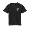 T-Shirt Vans Trippy Grin Floral Nero -Vendite Snowboarding VansTrippyGrinFloralTeeBlackLiquido