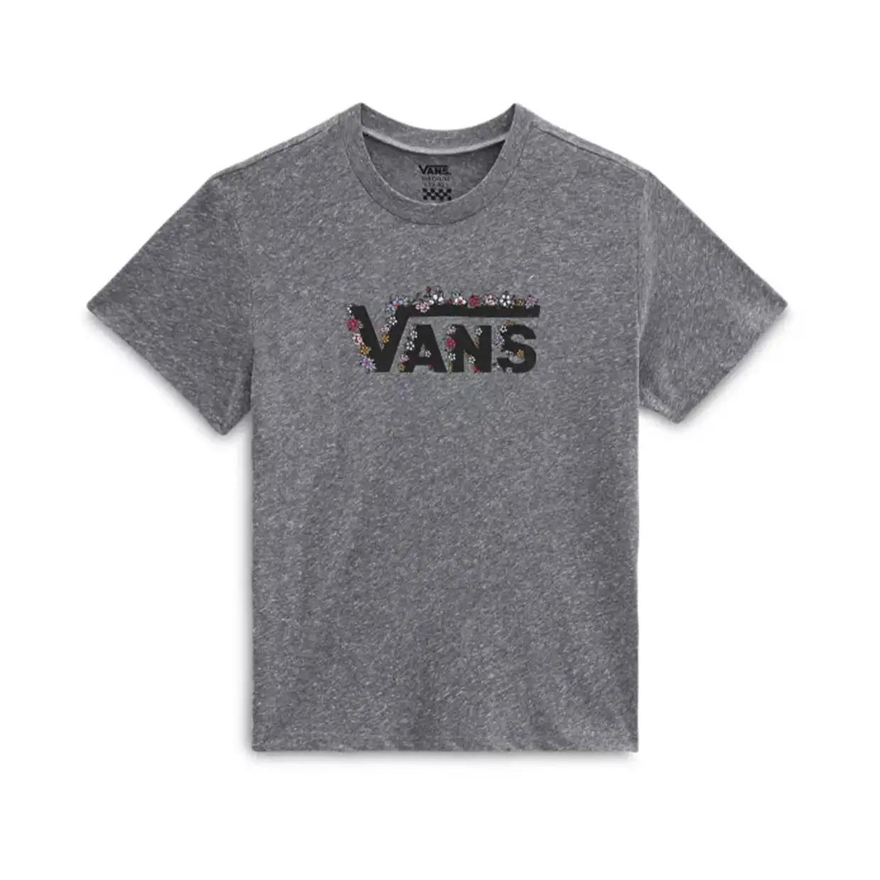 T-Shirt Vans Bambina Floral BF Grigio 3 T-Shirt Vans Bambina Floral BF Grigio