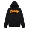 Felpa Thrasher Flame Nero -Vendite Snowboarding felpe thrasher flame logo hoodie black 50598 1440 1
