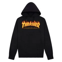 Felpa Thrasher Flame Nero