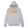 Felpa Thrasher Flame Grigio -Vendite Snowboarding felpe thrasher flame logo hoodie grey 62210 2500 1