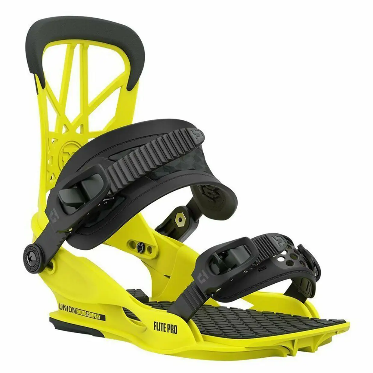 Attacchi Da Snowboard Union Flite Pro Giallo 3 Attacchi Da Snowboard Union Flite Pro Giallo
