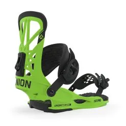 Attacchi Da Snowboard Union Flite Pro Verde -Vendite Snowboarding union flite pro snowboard binding acid green 2020